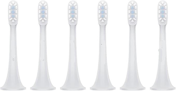 Replacement Toothbrush Heads Compatibility for Mijia Sonic T300 T500 T500C Tooth Brush(T300T500 T500C 6pcs)