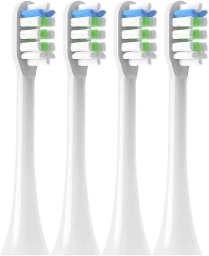 4-16Pcs Replacement Brush HeadsCompatible for SOOCAS X3/X3U/X5 Clean Soft Sonic Electric Toothbrush(16White)