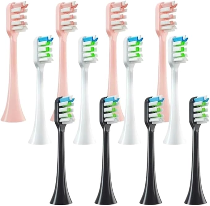 Replacement Brush Heads ForCompatible for Xiaomi SOOCAS X3 X5 V1 X3U 5-10pcs Bristle Electric Toothbrush Sealed Packed(5pink)