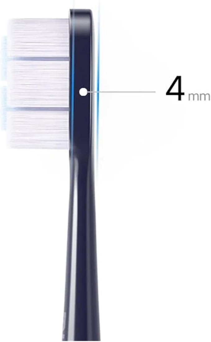 Compatible For Mijia Toothbrush Head T700 Sonic Electric Toothbrush Waterproof Soft Health Replacement Soft Bristles Brush Head(8 pcs)