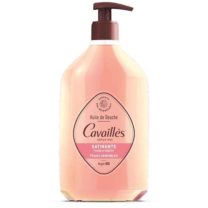 Rogé Cavaillès Satiny Shower Oil Argan and Rose Oils 500ml + 250ml Free