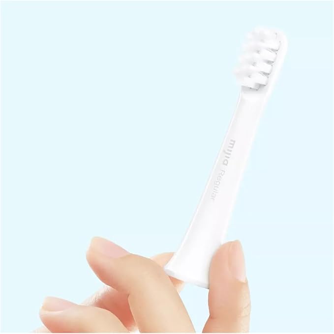 1-3pcs Toothbrush Head Compatible for XIAOMI T100 Sonic Electric Whitening Soft Replacment Heads Clean Bristle Brush(2PCS)