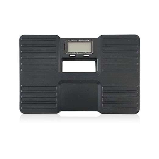 Weighing Scale Digital Electronic Scale Bathroom Body Weight Scale Health Weighing Max 150Kg Black