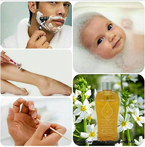 AQUAROMA HEALTH &amp BEAUTY Lecithin-A Mild Skin Wash Face Hands Body and Shaving