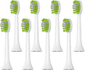 Dr.Yadent YD05 Compatible Replacement Brush Heads 4/6/8 Pcs Set Soft Bristles for Sensitive Gum Care Deep Cleaning Teeth Gap(YD05WHITE-ST-8pcs)