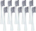 Compatible for Oclean One/ Air2 /SE/X/X PRO/ Z1/ F1 Electric Toothbrush Head 10 Pcs Replaceable Brush with Independent Package(10 Gray)