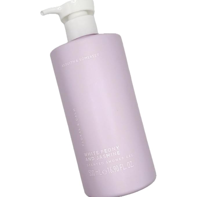 Asquith &amp Somerset White Peony and Jasmine Scented Shower Gel 16.90 Fl Oz 500ml