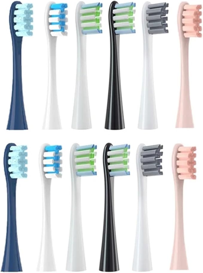 12PCS Compatible for Oclean One/Air 2 /SE Sonic Cleaning Electric Toothbrush for Adults Replacement Hot Heads(Large)
