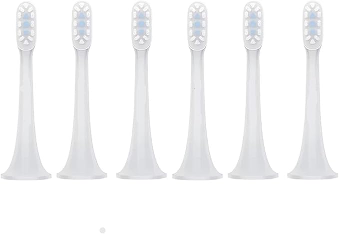 Compatible for Xiaomi Mijia T300 T500 Toothbrush Head Teethbrush Replacement Heads(6PCS Universal Heads)