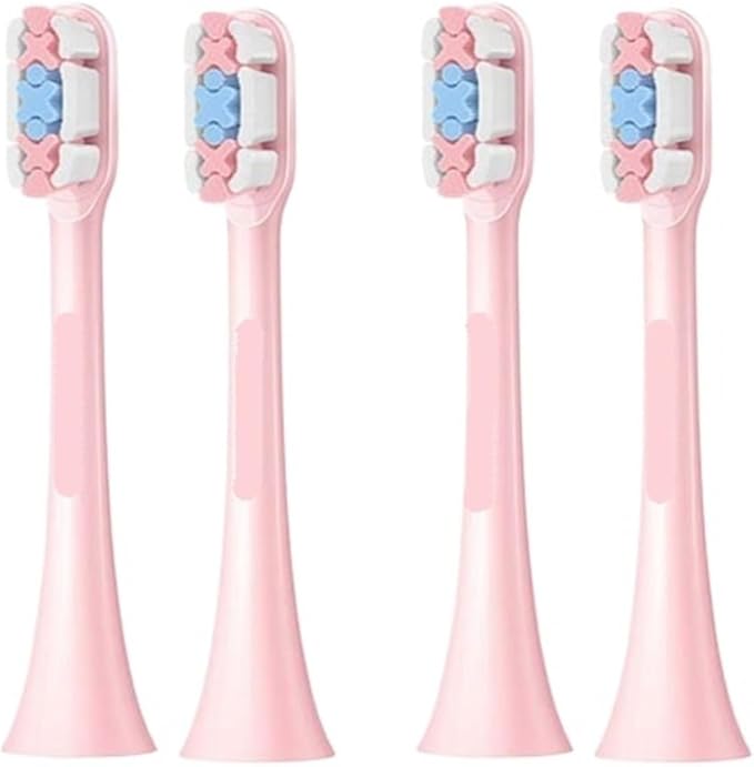 Toothbrush Heads Replacement X1 X3 X3U X5 Teeth Brush(2 Box Pink)