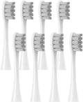 8 Pcs Replacement Brush HeadsCompatible for Oclean X PRO Elite/Flow/F1/One/X/All Series Electric Toothbrush(8 pcs Grey)
