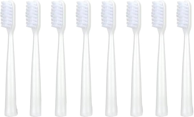 8Pcs Electric Toothbrush Replacement HeadsCompatible for ALY-HYS01W/HYUNDAI XM-806/TSOP/Royalstar/INPHIC Brush Bristles Nozzles