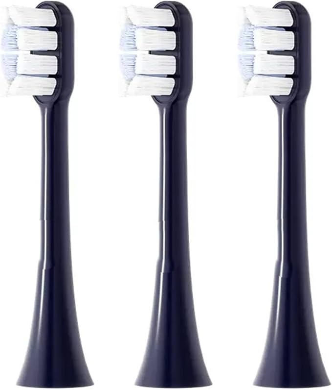 Replacement Toothbrush Heads Compatible for Revyline RL070 Electric Accessories Nozzles Bristles(8PCS Black)