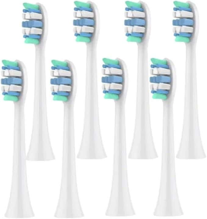 Replacement Toothbrush Heads Compatible with Philips Electric Brush Head 1100 2100 4100 4300 5100 5300 6100 6500 Etc(8pcs)