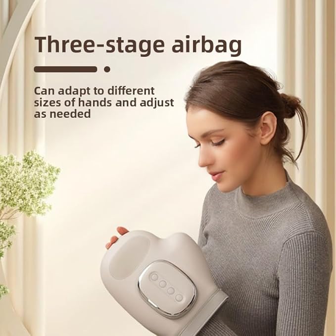 Nuvra 3-in-1 Hand Massager Malvay Hand Massager with Heat Compression for Arthritis and Carpal Tunnel