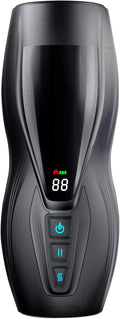 Male Masterburbatar Hands Free with 10 Viboators Heat Sucking Thrusting Massagers Modes Automatic Male Mastusbafor Tight Sleeve Hoodies Pocket Puzzy Silicone Electric Massager Machine PWO03