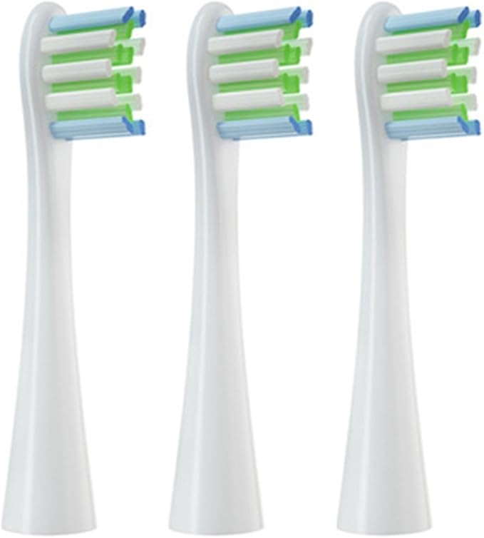 Replacement Brush Heads Compatible for OCL EAN Flow/X PRO Elite/X PRO /F1/Z1/One/ Air2 Sonic Electric Toothbrush Nozzles Soft Dupont Bristle(3 BOC)