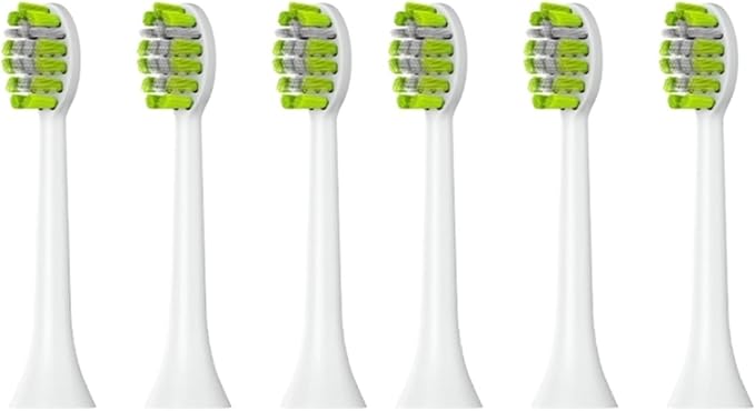 Electric Toothbrushes Replacement Heads Toothbrush 12pcs/Set Compatible for JK-Y05 Head Sets(JK-ST01WH)