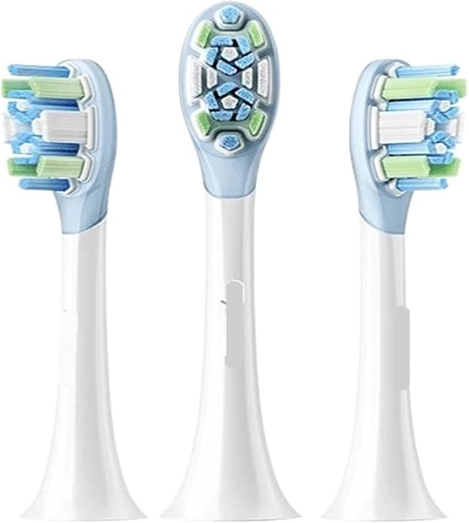 Compatible for XIAOMI Mijia Replacement Brush Heads for Electric Sweep Vibration Toothbrush MES609/610 Pro Spare Head 3PCS(Standard 3 pcs)
