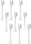 Compatible with HX3120 3260 3631 3130 3216 3226 3240 3250 Toothbrush Soft Bristle Heads(9pcs)