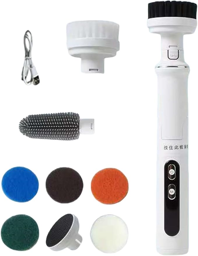Electric Brush Cordless Automatic Rotation for Stubborn Efficient Brush