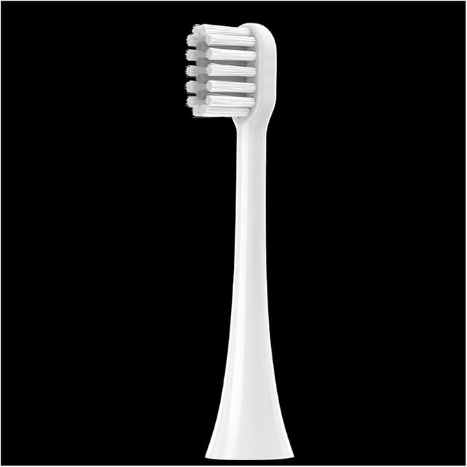 Compatible with Lohmann Electric Toothbrush T3/T5/T6/T10S/E7/s3/T20/P6 Replacement Brush Head(White White Gray Fur)