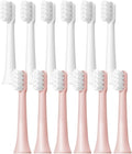 6/12Pcs Replacement Brush Heads Compatible for Mes603 Electric Toothbrush Vacuum Soft Bristle Suitable Nozzles(T100-PK-6PCS)