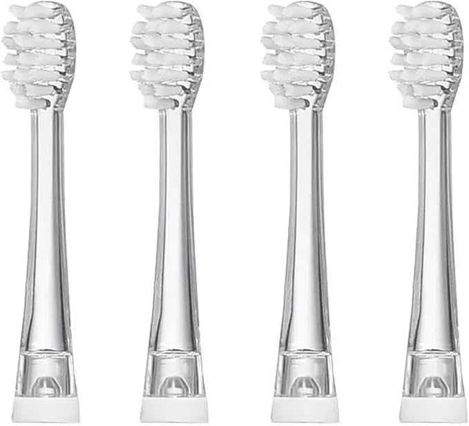Kids Toothbrush Heads YCSG-831 for Compatible ForSonic Electric EK6 Children Replacement Brush Head Ultral Soft 2pcs/Pack(4 Small Heads)