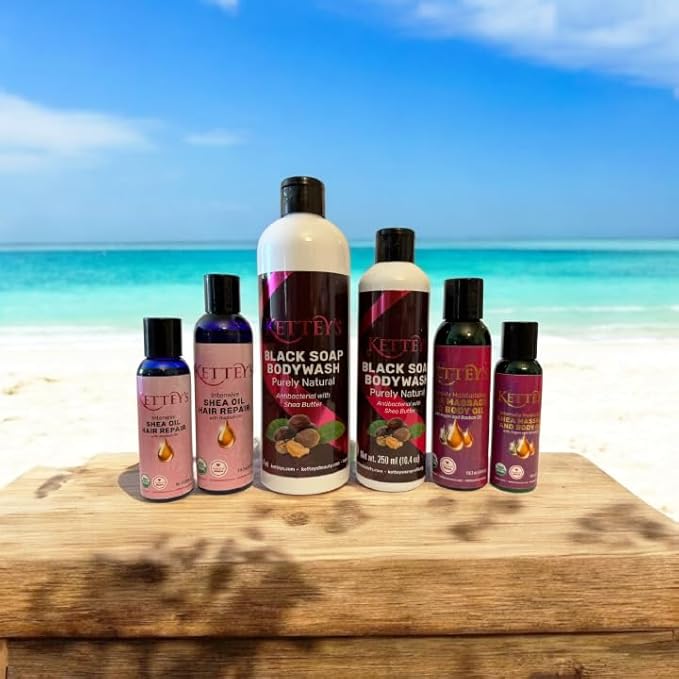 KETTEY'S BLACK SOAP BODY WASH (500ml)
