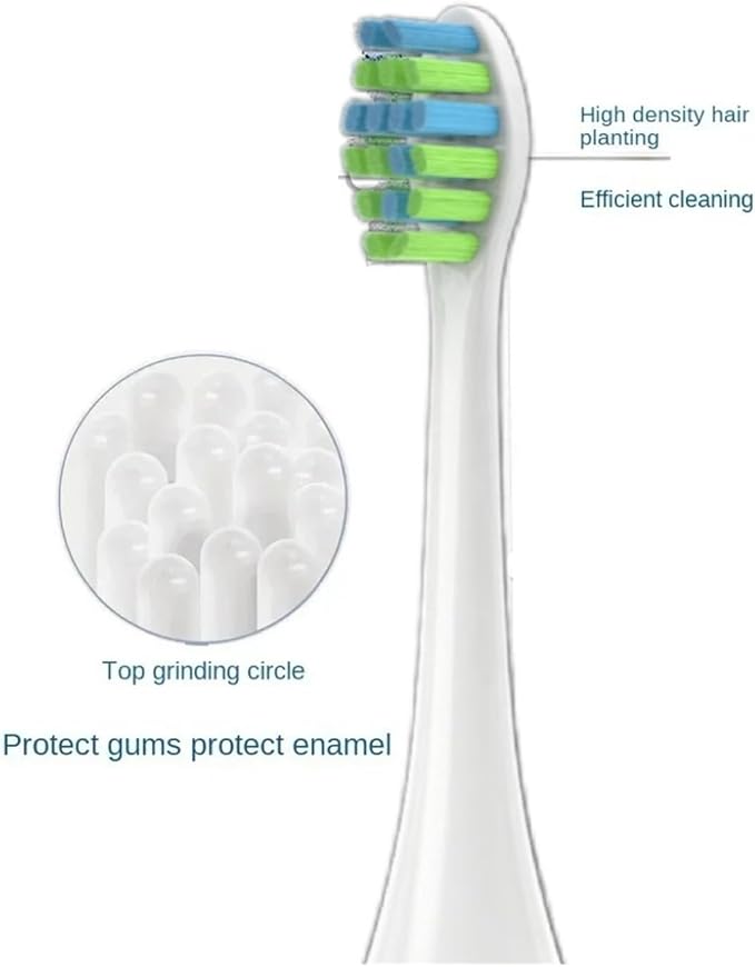 Compatible for T1 Y1 Electric Toothbrush Replacement Heads4/16pcs(16pcs)