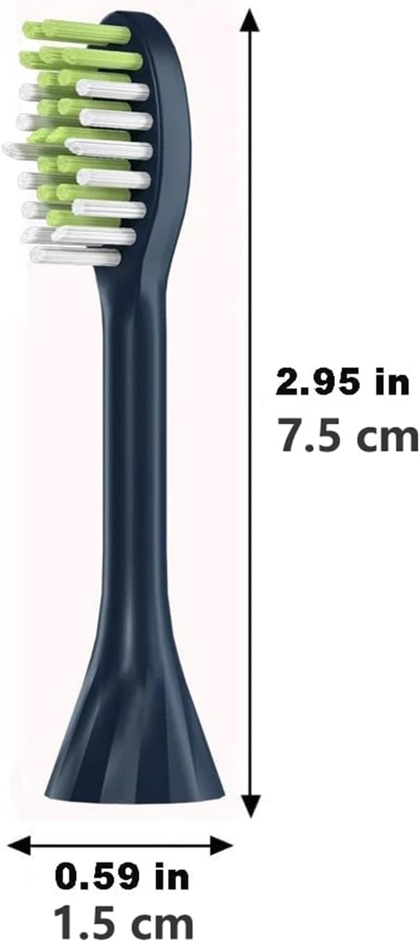 Compatible for Electric Toothbrush Heads HY1100 HY1200 Compatible with Replacement Tooth Brush Bristles20 Pcs(Green)