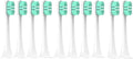 Replacement Brush HeadsCompatible for xiaomi T300/T500/T700 Sonic Electric Toothbrush Soft Bristle Nozzles with Caps Sealed Package(10Green)
