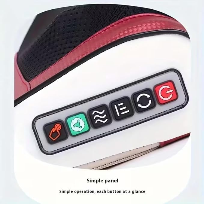 Neck and Back Massager for Pain Relief Deep Tissue with Heat Shiatsu Shoulder Massager with Bi-Directional Rotating Head for Neck Back Shoulders and Legs