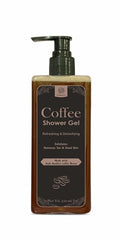 Coffee Shower Gel � 250ml | Made with Dark Arabica Coffee Beans | Refreshing &amp Detoxifying Body Wash | Gently Exfoliates Removes Tan &amp Revives Skin | Sulfate &amp Paraben Free | Pack of 1