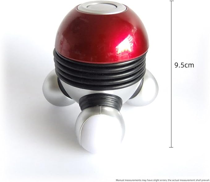 Mini Massager - Portable Compact Massage Tool for Neck Back Shoulder Leg Rechargeable &amp Adjustable Vibration for Home Office Travel Use