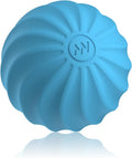 2.5 Mini Massage Ball 10 Speeds Vibrating Massage Roller Ball for Palm Hand Foot Leg Neck Back Trigger Point Muscle Therapy Ball for Myofascial Release Plantar Fasciitis Relief (Blue)