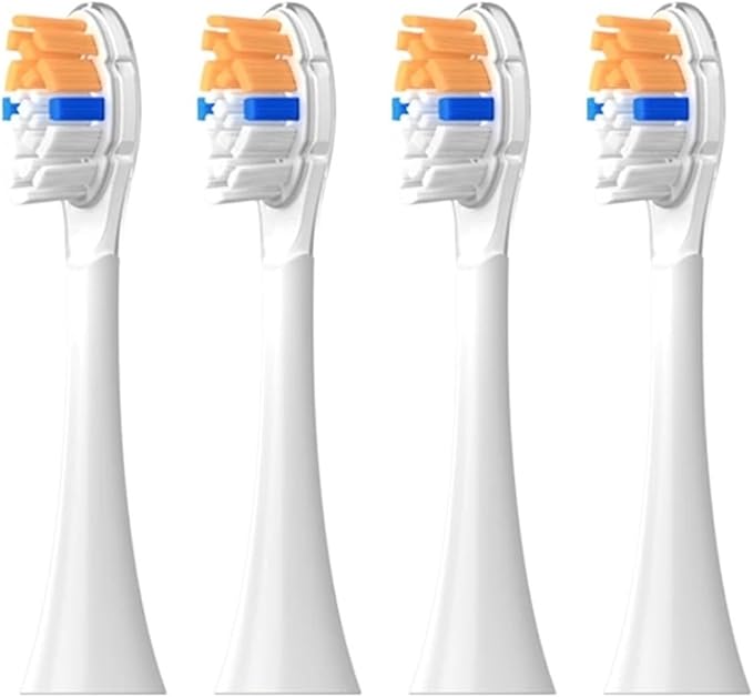 Replacement Brush Heads Compatible for HX6064 HX6930 HX6730 Electric Toothbrush Nozzle A3(4 Orange A3)