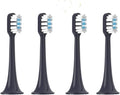 4/8PCS Replacement Brush Heads Compatible for MIJIA T700 Sonic Electric Toothbrush Bristle with Caps Sealed Pack(4 PCS White)