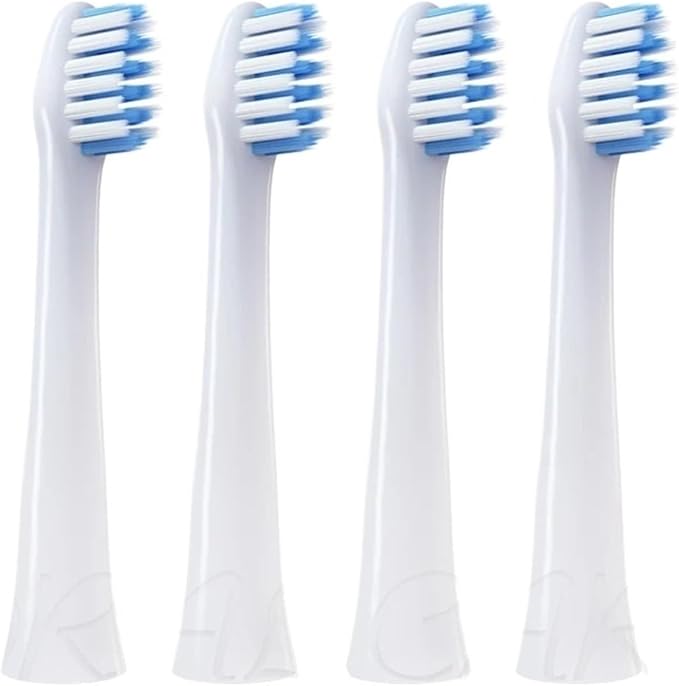 Compatible for DM71/DM81/DM31/DM61/DM711/DM712 Electric Toothbrush Heads(Blue 4PCS)