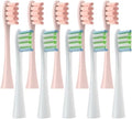 for One/ Air2 /SE/X/X PRO/ Z1/ F1 Electric Toothbrush Head 10 Pcs Replaceable Brush with Independent Package(5White5Pink)