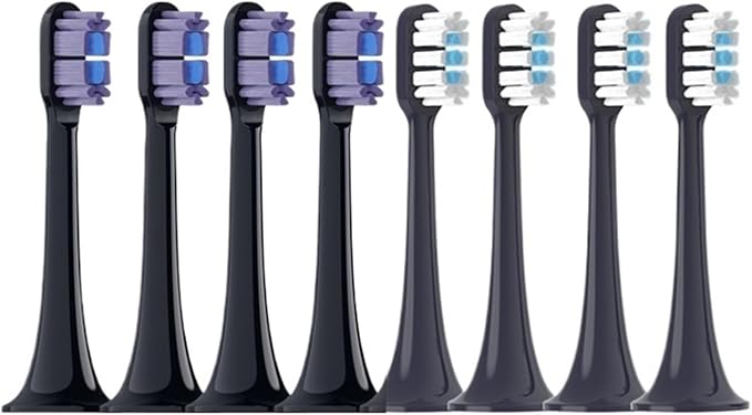Replacement Brush HeadsCompatible for XIAOMI MIJIA T700 Electric Toothbrush(8 PCS White)