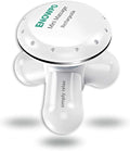 Handheld Mini Massager Hand Held Full Body Personal Massager Percussion Muscle Pain Relief for Neck Back Shoulder Hand Massage Tools Cordless Massagers Vibrating-White