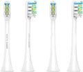 Compatible for SOOCAS Electric Toothbrush Compatible for X1 X3 X3U X5 Teeth Brush Replacement Heads(White 4 pcs)
