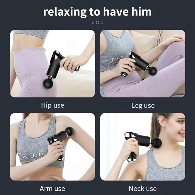 Generic Portable Electric Portable Handheld Mini Massager Black