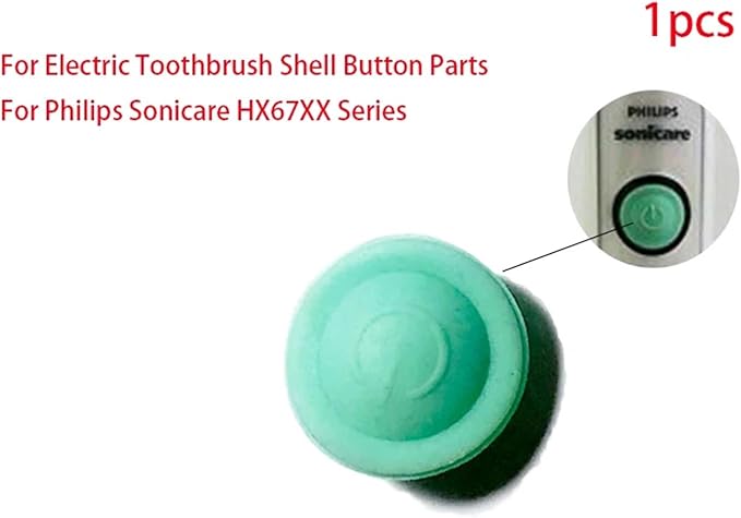 for Philips Sonicare Shell Power Button for HX6710/HX6720/HX6730/HX6750 Electric Toothbrush Switch Button Replacement Parts(HX67xx Series 1pcs)