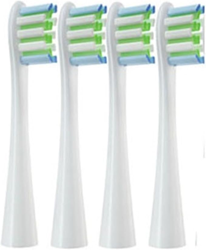 4/12PCSCompatible for Toothbrush Head for X/X Pro/Z1/F1/One/Air 2/SE Electric Sonic(4PCS-White)