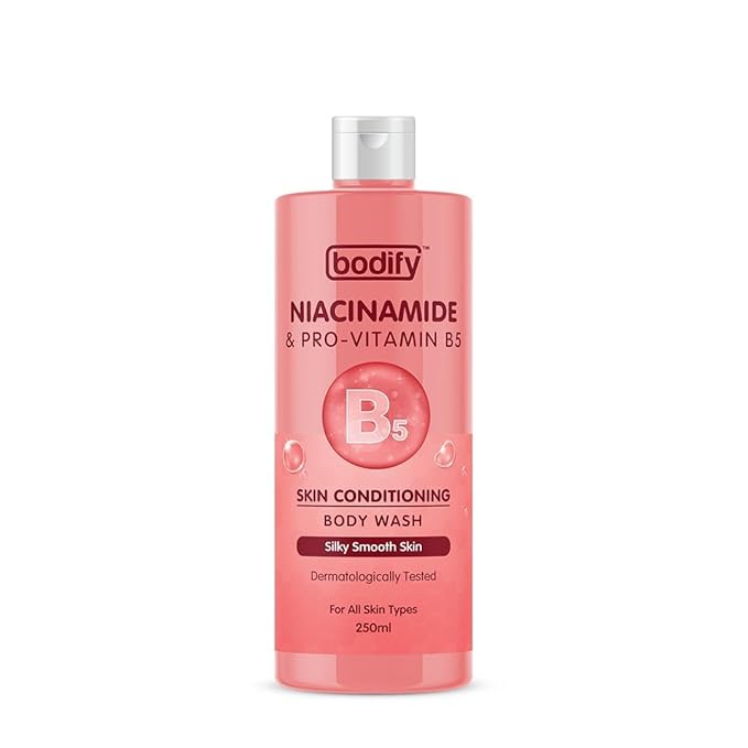Niacinamide &amp Pro-Vitamin B5 Skin Conditioning Body Wash 250 Ml | Silky Smooth Skin | Paraben Free | All Skin Types