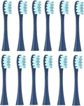 12PCS Compatible for Oclean One/Air 2 /SE Sonic Cleaning Electric Toothbrush for Adults Replacement Hot Heads(Black)