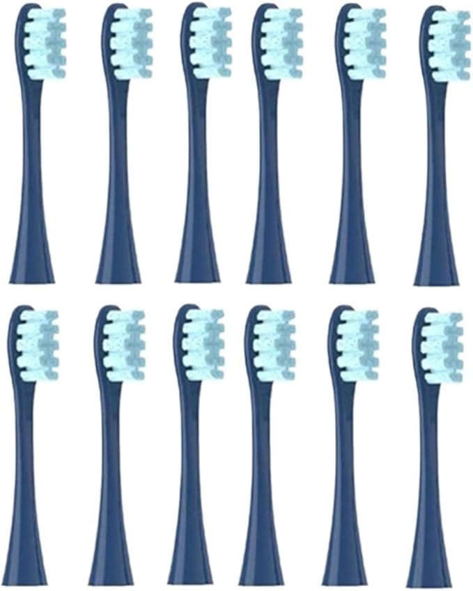 12PCS Compatible for Oclean One/Air 2 /SE Sonic Cleaning Electric Toothbrush for Adults Replacement Hot Heads(Black)