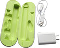 HX9210 Travel Charger Case w/AC Charger+USB Cable Replacement for Philips Sonicare DiamondClean Sonic Toothbrush HX9382HX9372HX9362HX9360(Gray-Green)